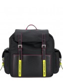 Черный нейлоновый рюкзак Karl Lagerfeld 91KW3083 с неоновыми вставками
