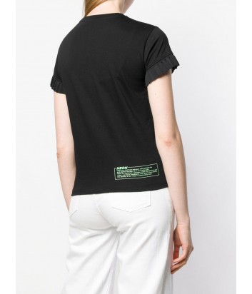 Черная футболка Karl Lagerfeld 91KW1745 с ярким мини-принтом