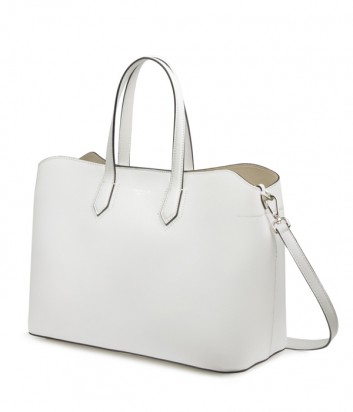 Кожаная сумка-шоппер Tosca Blu TS19TB390 белая