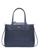 Вместительная сумка Tosca Blu TS1926B03 со съемной текстильной сумкой синяя