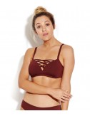 Купальный лиф Seafolly 30749DD-058 (чашка D) сливовый