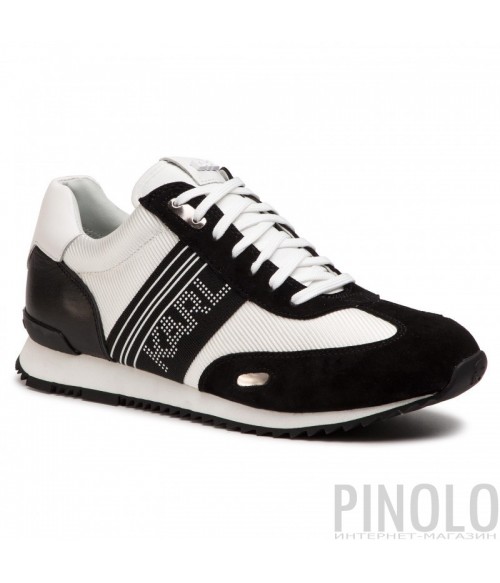 Мужские кроссовки Karl Lagerfeld KL51926 черно-белые - купить в ...