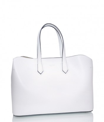 Кожаная сумка-шоппер Tosca Blu TS19TB390 белая