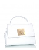 Компактная кожаная сумочка Tosca Blu TS19LB172 белая