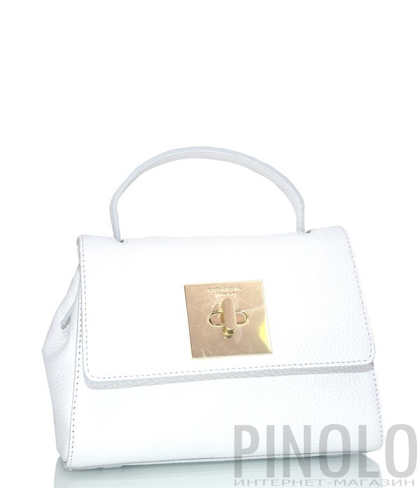 Компактная кожаная сумочка Tosca Blu TS19LB172 белая