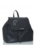 Рюкзак-сумка Love Moschino JC4076 с диагональной молнией черный