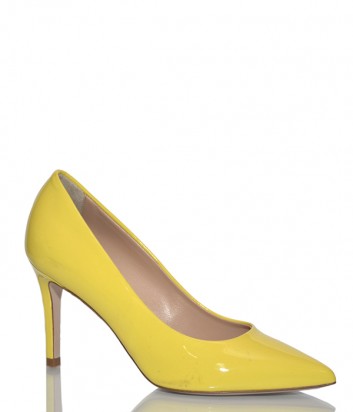 Кожаные туфли Marco Barbabella 6001 желтые