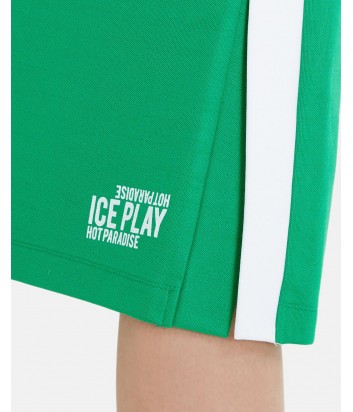 Зеленая юбка ICE PLAY C071P453 с логотипом