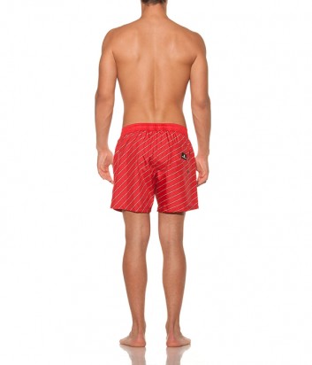 Красные шорты Karl Lagerfeld KL19MBM05 с надписями