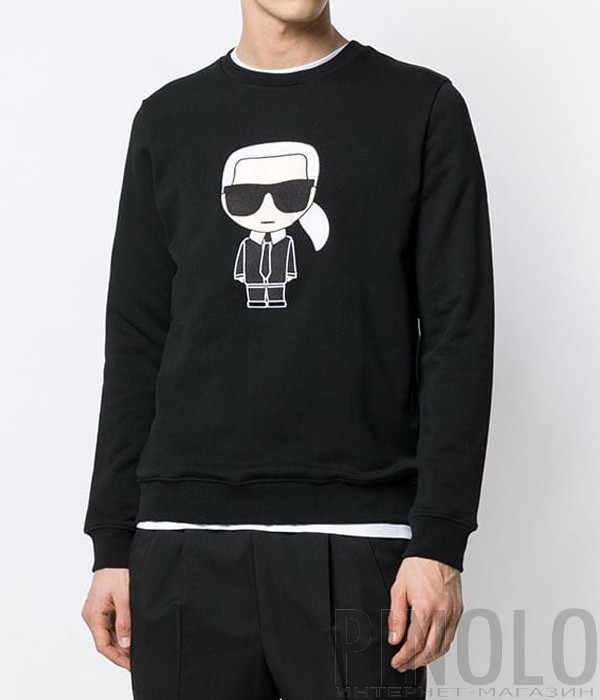 Свитшот Karl Lagerfeld Ikonik 582950 черный