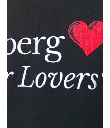 Черная футболка ICEBERG I1P0F0126301 с вышитым логотипом