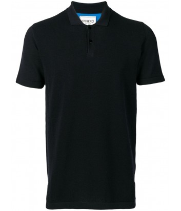 Черная рубашка-поло ICEBERG A0047633 с логотипом на спине