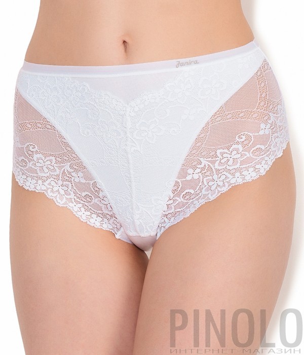 Трусы Janira Charm Cotton 31688 высокой посадки белые