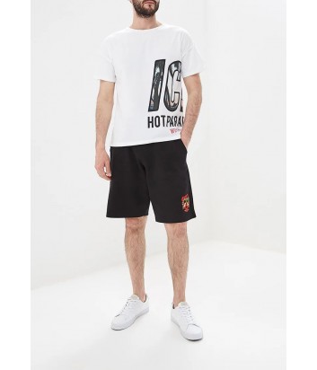 Белая футболка ICE PLAY F053P410 с ярким принтом