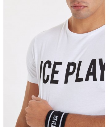 Белая футболка ICE PLAY F013P400 с логотипом