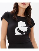 Футболка Karl Lagerfeld KL18TS03 черная