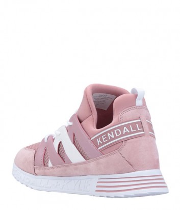 Розовые кроссовки Kendall+Kylie Nate с брендированной вставкой