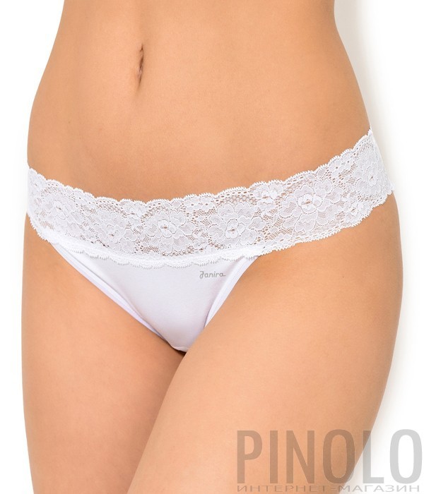 Трусики Janira Dolce Cinture 31787 с заниженной посадкой белые