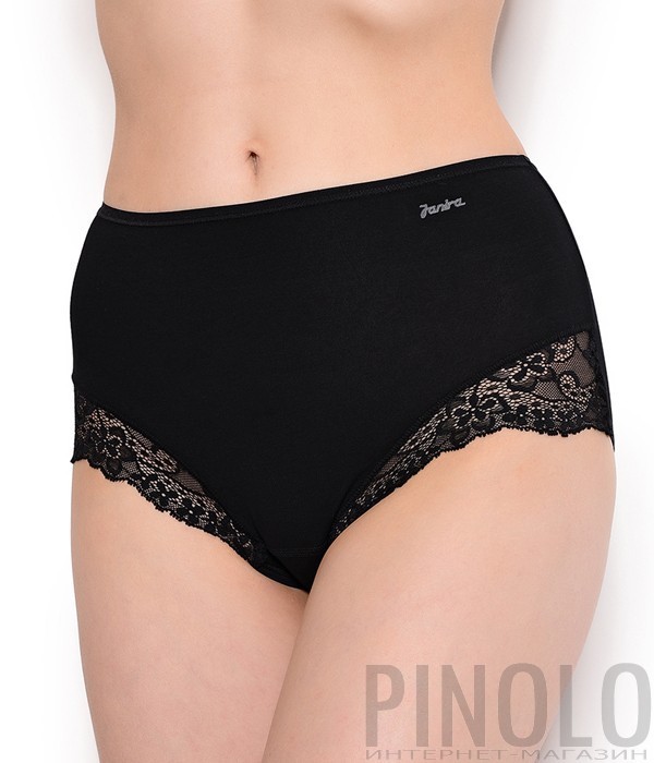 Трусики-слипы Janira Esencial 31647 с высокой талией (2шт/уп) черные